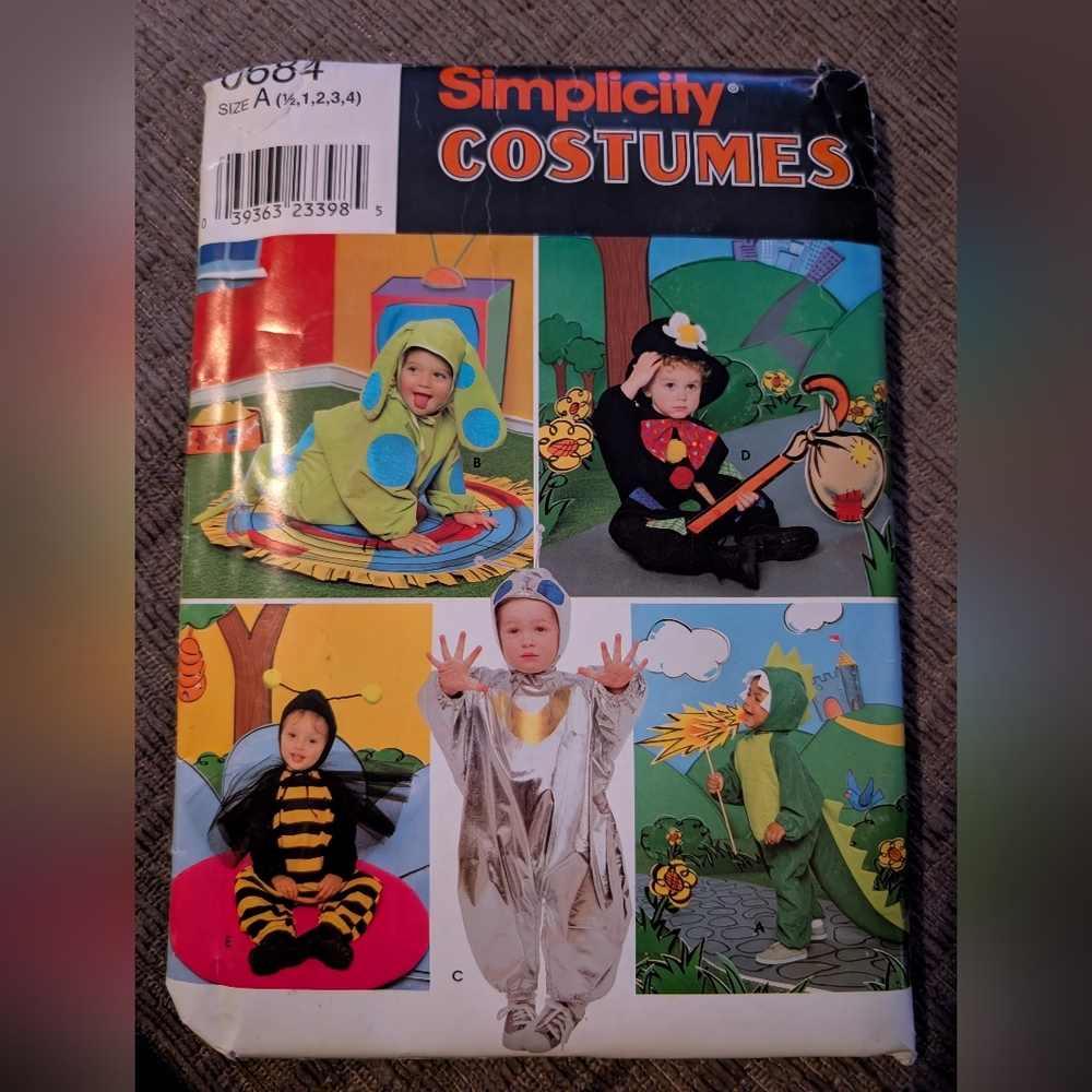 Simplicity kids costume pattern